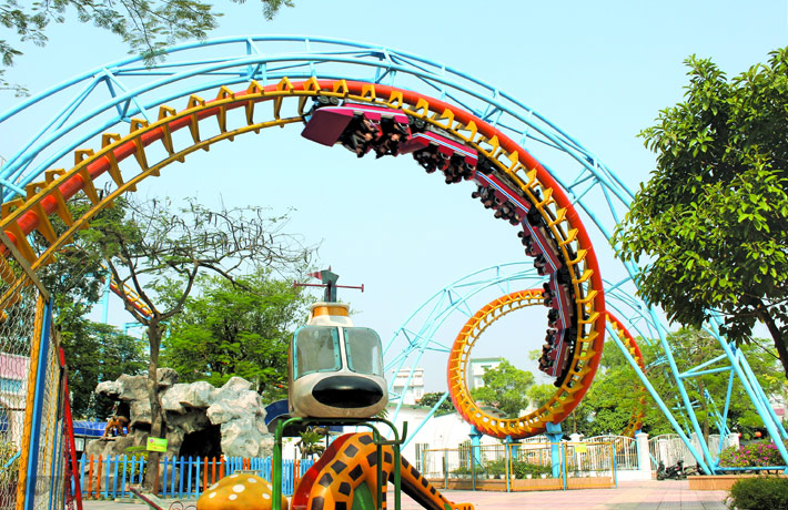 Các khu trò chơi cảm giác mạnh tại Hà Nội cho cả gia đình