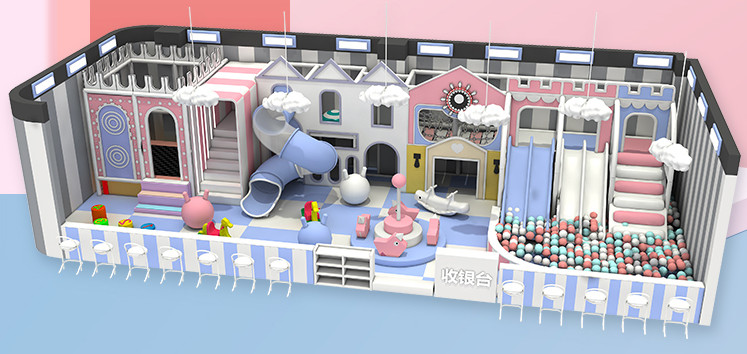 Mô hình nhà liên hoàn khu vui chơi cho trẻ